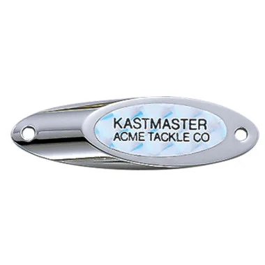 Acme Tackle Kastmaster Spoons – 3/4OZ – Silver with Silver Flash Tape