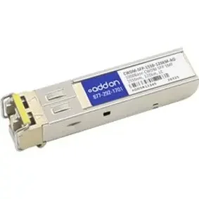 AddOn Cisco CWDM-SFP-1550-120KM Compatible TAA Compliant 1000Base-CWDM SFP Transceiver (SMF, 1550nm, 120km, LC) CWDM-SFP-1550120KMAO