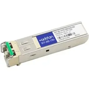 AddOn Huawei SFP-GE-LH70-SM1550 Compatible TAA Compliant 1000Base-ZX SFP Transceiver (SMF, 1550nm, 70km, LC) SFP-GE-LH70SM1550-AO