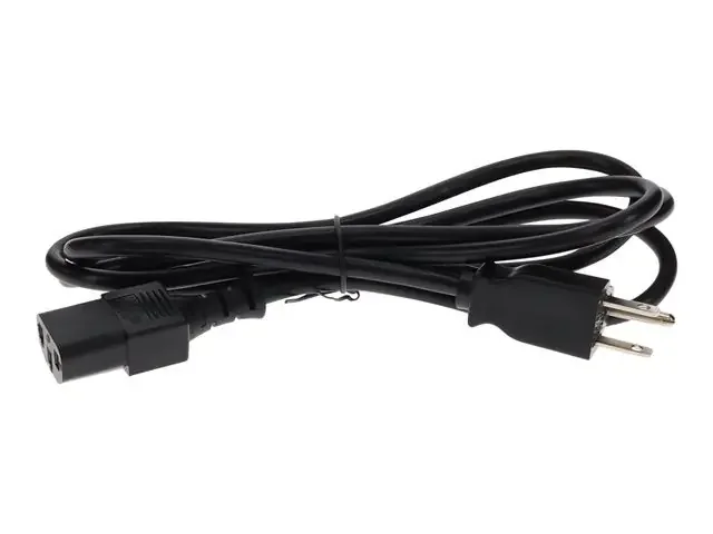 AddOn Power Extension Cord – 120 V AC, 230 V AC10 A – Black – 15 ft Cord Length – 1