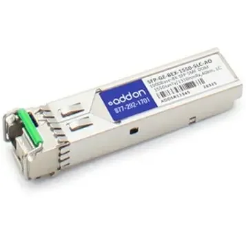 AddOn Zhone SFP-GE-BEX-1550-SLC Compatible TAA Compliant 1000Base-BX SFP Transceiver (SMF, 1550nmTx/1310nmRx, 40km, LC, DOM) SFP-GE-BEX1550SLC-AO