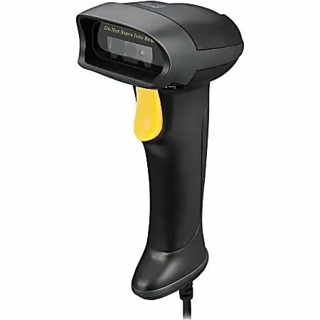 Adesso NuScan 2500TU Spill Resistant Antimicrobial 2D Barcode Scanner – Cable Connectivity – 12″ Scan Distance – NUSCAN2500TU