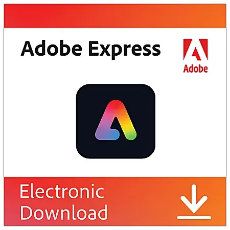 Adobe Express 2025, 1 YR Subscription, Mac & Windows, Download