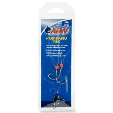 AFW – Pompano Rig, 2-Drop, #4 Hooks, 1 pc