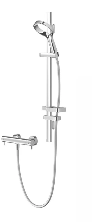 Aio Cool To Touch Bar Mixer Shower Kit – Chrome