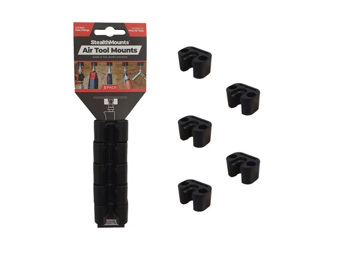 Air Tool Mounts 5pk Black OM-ATM-BLK-5