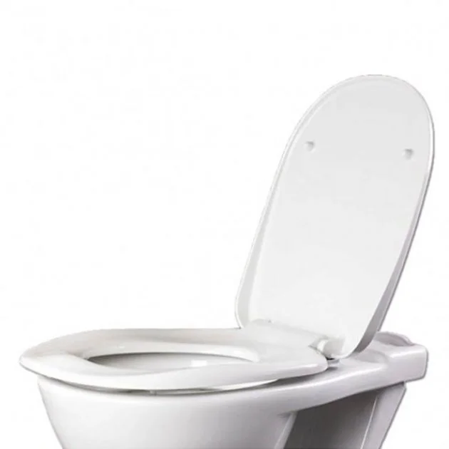 AKW Ergonomic Soft Close Toilet Seat including Cover – White