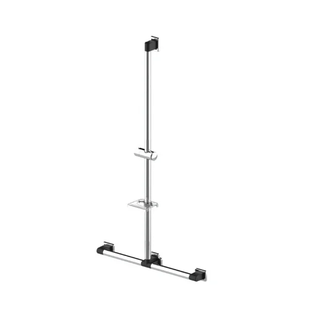 AKW Rugao T Shaped Grab Rail – Dark Grey