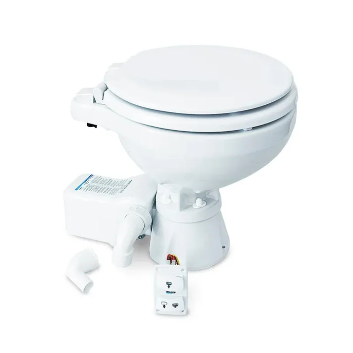 Albin Group Marine Toilet Silent Electric Compact – 12V