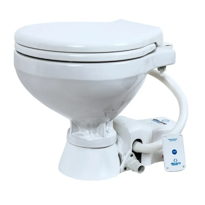 Albin Group Marine Toilet Standard Electric EVO Compact – 12V