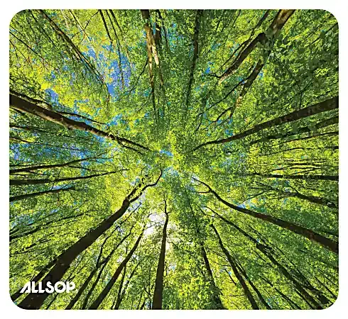Allsop Naturesmart Mouse Pad, 8″ x 8-3/4″, Tree Tops, 32672
