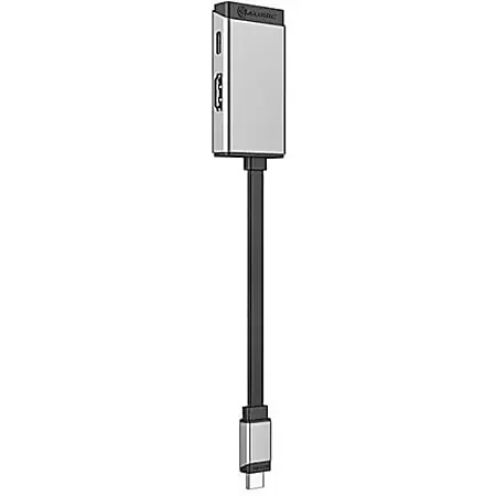 Alogic MagForce DUO Charge 2-IN-1 Adapter – 1x USB Type C – Male – 1x HDMI 2.0 Digital Audio/Video – Female, 1x USB Type C – ULCHDPDSGR