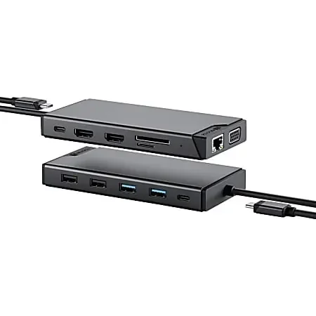 Alogic USB-C 12-in-1 Dual Display Mini Dock – MV2 – – DUCDMV2