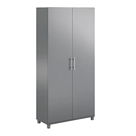 Ameriwood™ Home Camberly 36″W Utility Storage Cabinet, Gray