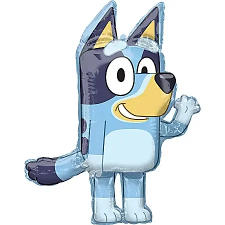 Amscan Character Foil Balloon, Animal, 32″, Bluey