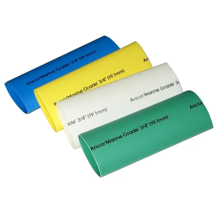 Ancor Adhesive Lined Heat Shrink Tubing – 4-Pack, 3″, <18 AWG, Assorted Colors
