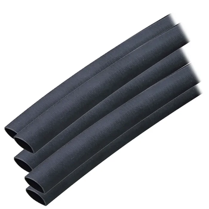 Ancor Adhesive Lined Heat Shrink Tubing (ALT) – 3/8″ x 6″ – 5-Pack – Black