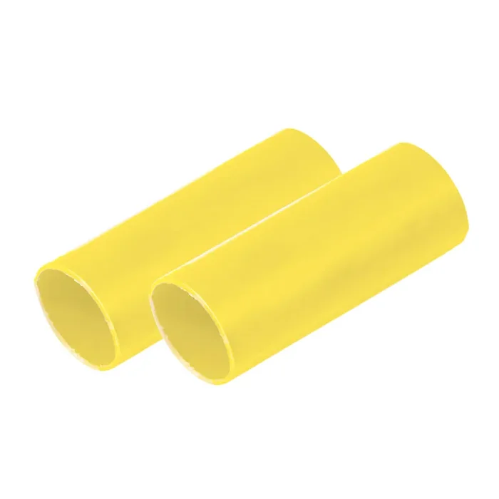 Ancor Battery Cable Adhesive Lined Heavy Wall Battery Cable Tubing (BCT) – 1″ x 12″ – Yellow – 2 Pieces