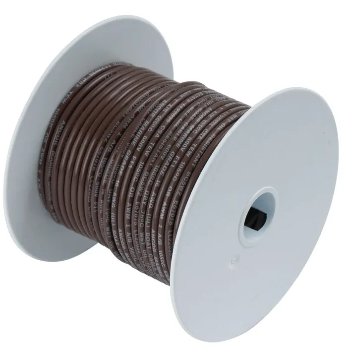 Ancor Brown 16 AWG Tinned Copper Wire – 25‘