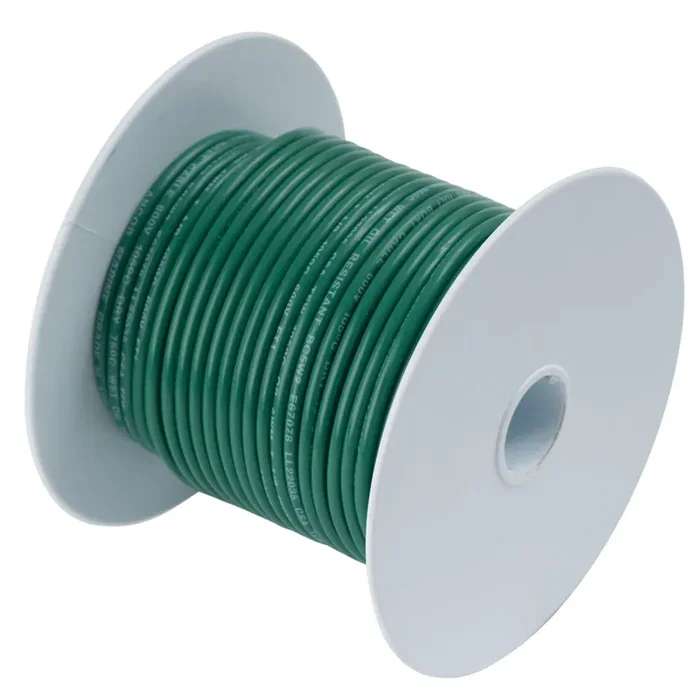 Ancor Green 14AWG Tinned Copper Wire – 100‘