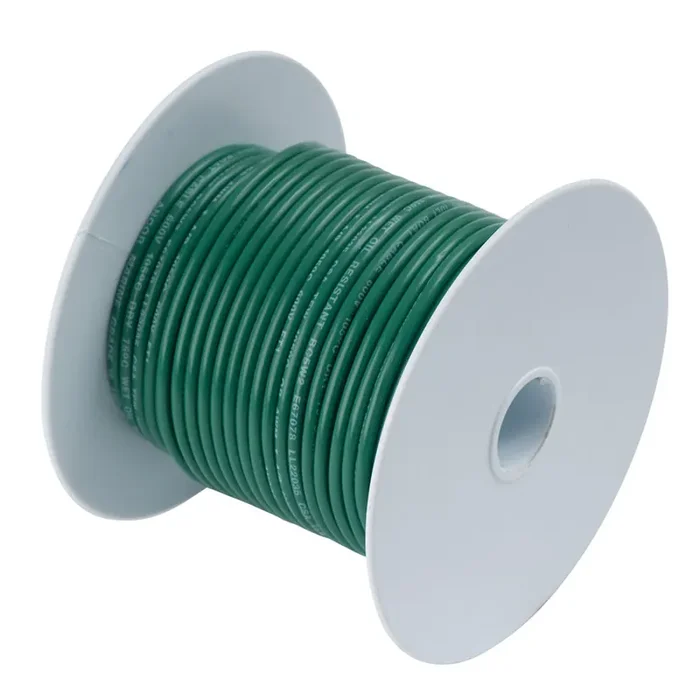 Ancor Green 8 AWG Tinned Copper Wire – 50‘