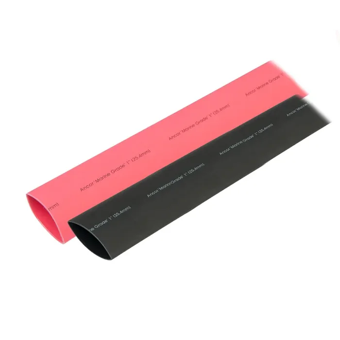 Ancor Heat Shrink Tubing 1″ x 3″ – Black & Red Combo