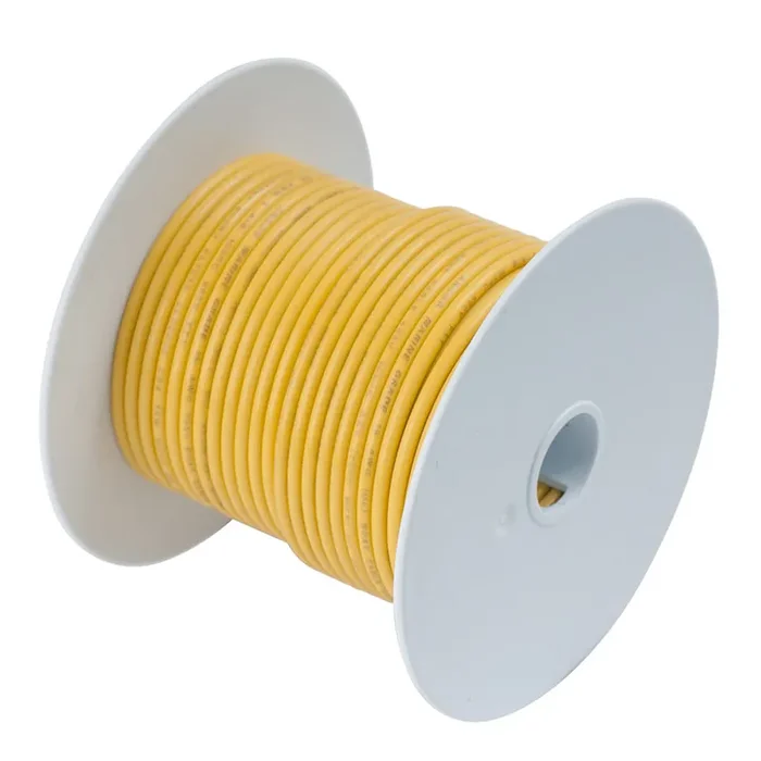 Ancor Yellow 6 AWG Tinned Copper Wire – 100‘