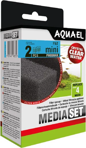 AquaEl Pat Mini Phosmax Sponge Set (2 pcs)