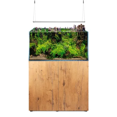 AquaEl Ultrascape 90 with Ultra Slim Forest (Tank, Light, Cabinet)