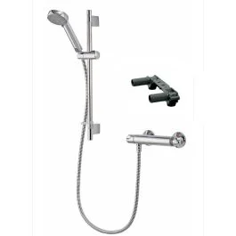 Aqualisa Midas 100 Bar Mixer Shower With Adjustable Head and Easy Fix Bracket Chrome