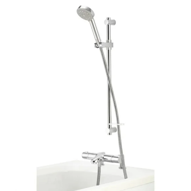 Aqualisa Midas 110 Bath Shower Mixer with Shower Kit and Adjustable Head