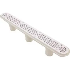 AquaStar 32″ Channel Drain Flat Grate for Concrete – White | 32CDFL101