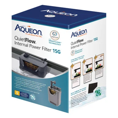 Aqueon QuietFlow SmartClean Internal Filter 15g