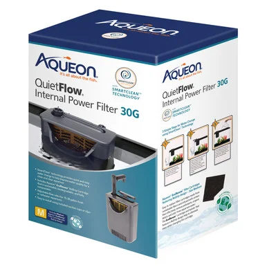 Aqueon QuietFlow SmartClean Internal Filter 30g