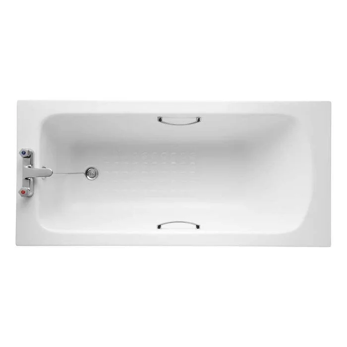 Armitage Shanks 1500mm x 700mm – 2 Tap Hole Sandringham 21 Bath with H