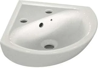 Armitage Shanks 480mm Wide 2 Tap Hole Sandringham 21 Wall Hung Corner