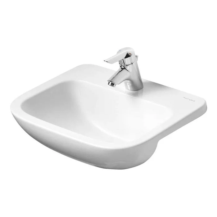 Armitage Shanks 500mm Wide 1 Tap Hole Profile 21 Semi Countertop Basin