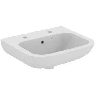 Armitage Shanks 500mm Wide 2 Tap Hole Contour 21 Basin with Overflow a