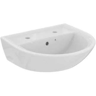 Armitage Shanks 500mm Wide 2 Tap Hole Sandringham 21 Wall Hung Basin –