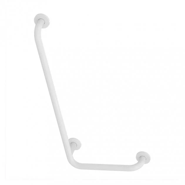 Armitage Shanks Contour 21 Angled Shower Grab Rail 900mm Length – LH White