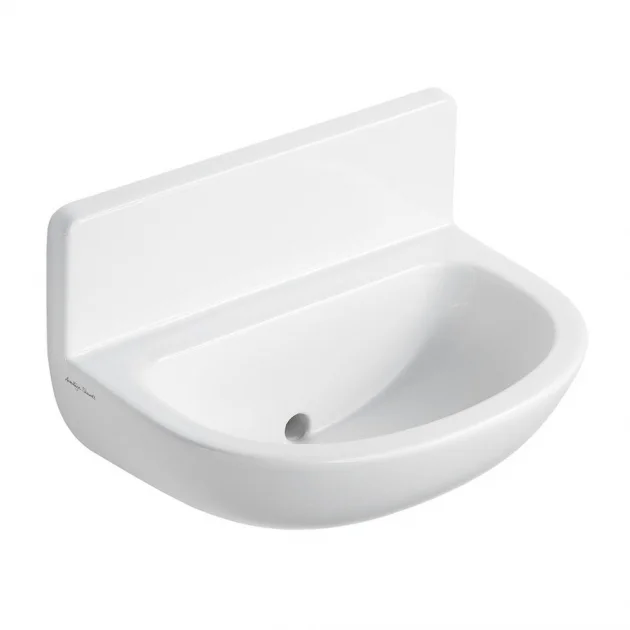 Armitage Shanks Contour 21 Upstand Basin with Back Outlet 500mm Wide – 0 Tap Hole