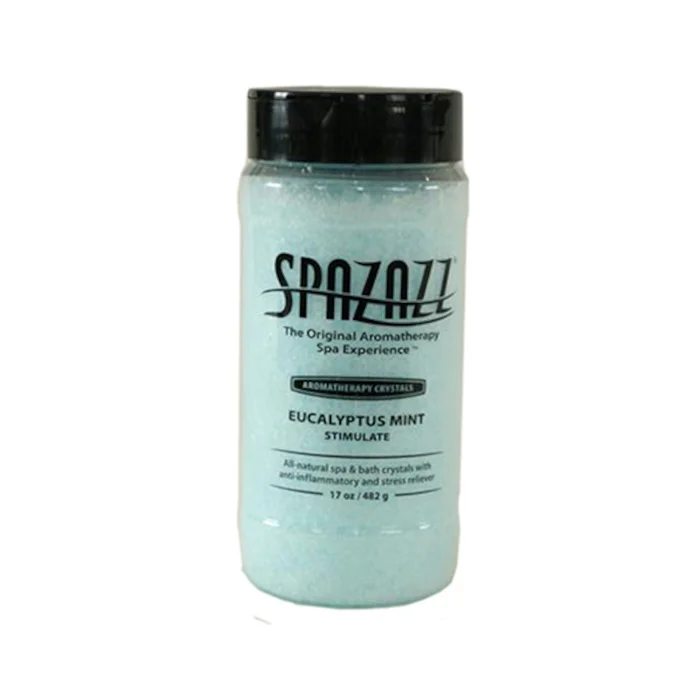 Aroma Spice crystals Crystals, Eucalyptus Mint, 17oz Jar by Spazazz
