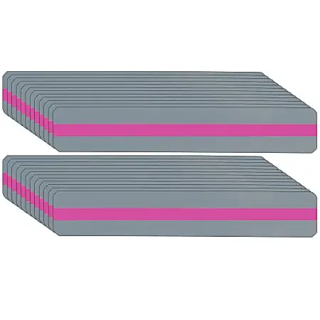 Ashley Productions Sentence Strip Reading Guide, 1-1/4″ x 7-1/4″, Pink, Pack Of 24 Guides