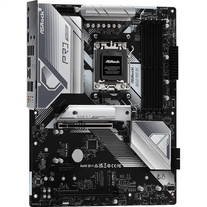ASRock B650 PRO RS Gaming Desktop Motherboard – AMD B650 Chipset – Socket AM5 – ATX