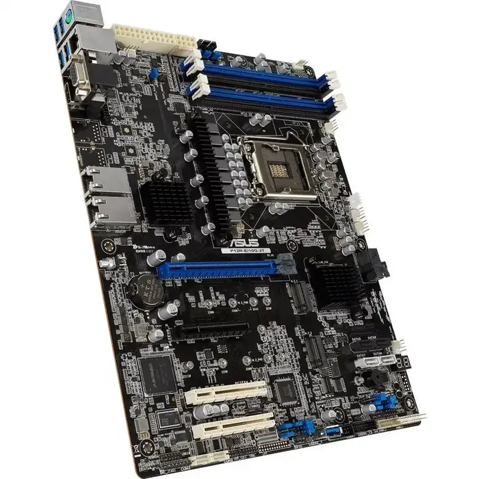 Asus P12R-E/10G-2T Server Motherboard – Intel C256 Chipset – Socket LGA-1200 – ATX