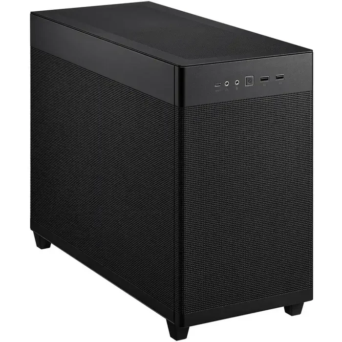 Asus Prime AP201 Computer Case – Small Tower – Black – Mesh – 4 x Bay – 1 x 4.72 x Fan(s)