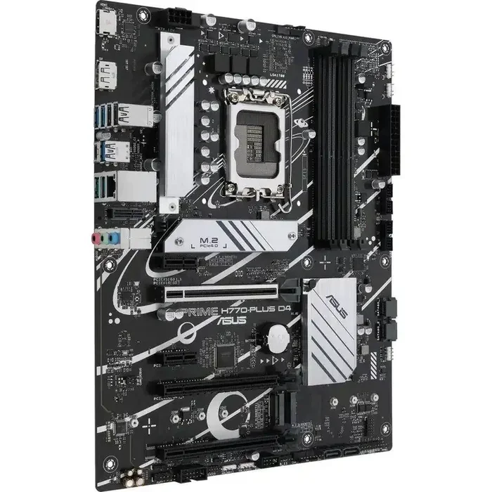 Asus Prime H770-PLUS D4 Desktop Motherboard – Intel H770 Chipset – Socket LGA-1700 – ATX