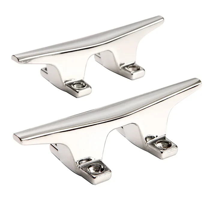 Attwood ZAMAK Chrome Plated Zinc Cleats – Pair – 4-1/2″