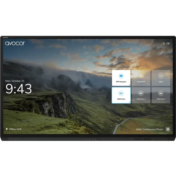 avocor AVG-6560 Collaboration Display – 65″ LCD – InGlass – Touchscreen – 16 9 Aspect