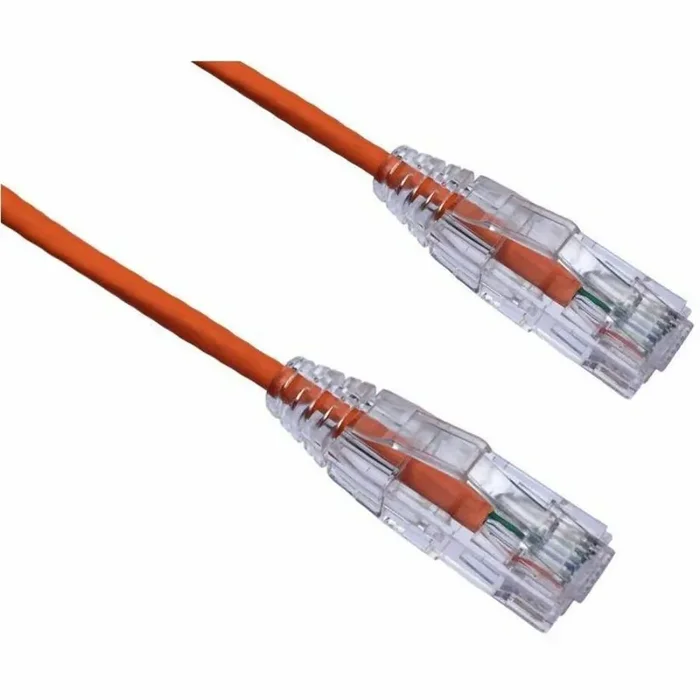 Axiom 100FT CAT6 Snagless BENDnFLEX Ultra-Thin Patch Cable – Orange – TAA Compliant – 100